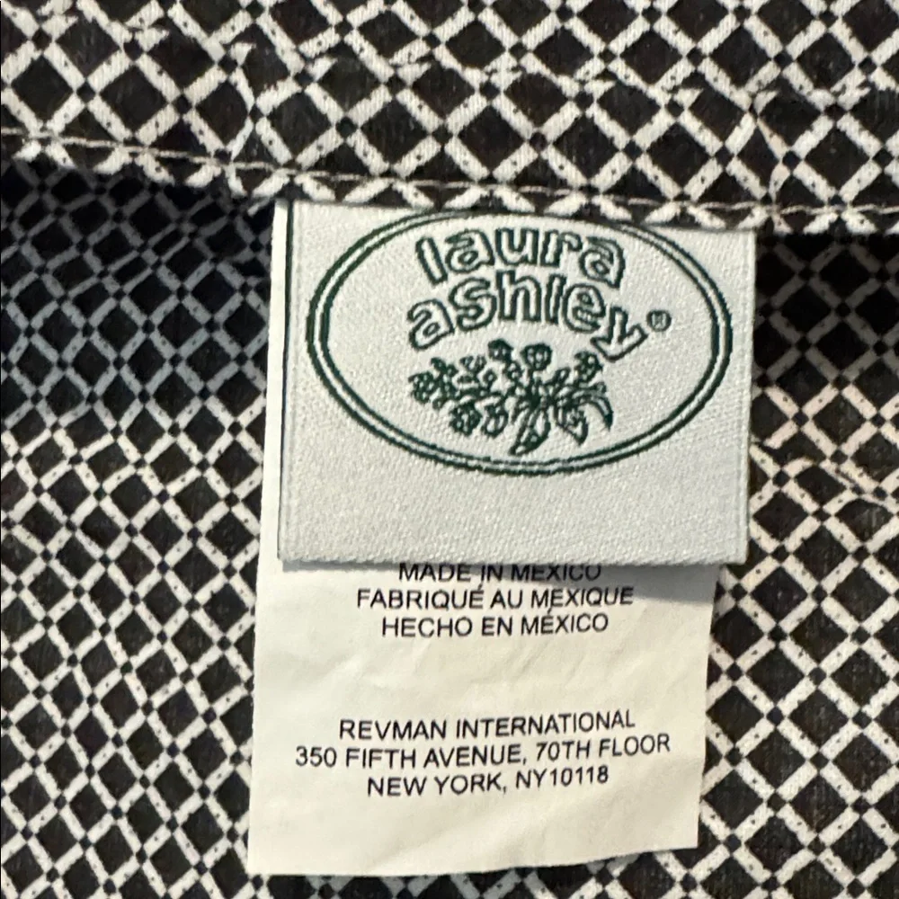 Amberley Black + White Floral Quilted Pillow Sham Q Size Cottagecore Floral